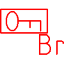 Brannalarmanlegg nøkkelboks AutoCAD symbol